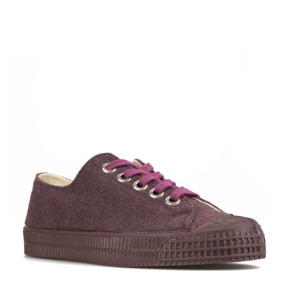 Rose Red Novesta S.M.Felt Cherry / 474 Bordo Women's Flat Shoes | lcojCKgBW8t